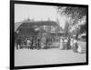 Tourists Visiting Central Park Menagerie-null-Framed Photographic Print