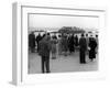 Tourists Visiting Coastal Areas Where Seals Congregate on Monterey Peninsula-Peter Stackpole-Framed Photographic Print