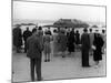 Tourists Visiting Coastal Areas Where Seals Congregate on Monterey Peninsula-Peter Stackpole-Mounted Photographic Print