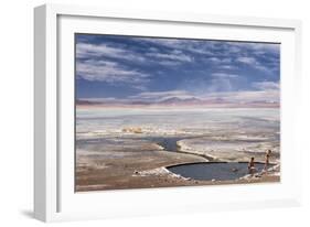 Tourists Visiting Laguna Polques Hot Springs-Kim Walker-Framed Photographic Print