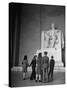 Tourists Visiting Lincoln Memorial-Thomas D^ Mcavoy-Stretched Canvas