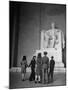 Tourists Visiting Lincoln Memorial-Thomas D^ Mcavoy-Mounted Photographic Print