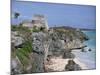 Tourists Visiting the Mayan Ruins of Tulum, Yucatan Peninsula, Mexico, North America-Miller John-Mounted Photographic Print