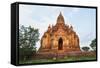 Tourists Waiting for Sunset on a Temple, Bagan (Pagan), Myanmar (Burma), Asia-Christian Kober-Framed Stretched Canvas