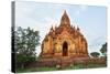 Tourists Waiting for Sunset on a Temple, Bagan (Pagan), Myanmar (Burma), Asia-Christian Kober-Stretched Canvas