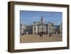 Tourists Walk Towards the Arch of Horse Guards Parade under a Winter's Blue Sky-Eleanor Scriven-Framed Photographic Print