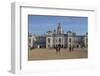 Tourists Walk Towards the Arch of Horse Guards Parade under a Winter's Blue Sky-Eleanor Scriven-Framed Photographic Print