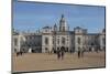 Tourists Walk Towards the Arch of Horse Guards Parade under a Winter's Blue Sky-Eleanor Scriven-Mounted Photographic Print