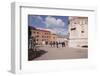 Tourists Walking by the Basilica Notre Dame De Fourviere, Lyon, Rhone-Alpes, France, Europe-Julian Elliott-Framed Photographic Print