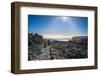 Tourists walking down from top of El Teide volcano, Tenerife, Canary Islands-Toms Auzins-Framed Photographic Print