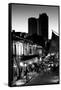 Tourists walking in the street, Bourbon Street, French Quarter, New Orleans, Louisiana, USA-null-Framed Stretched Canvas