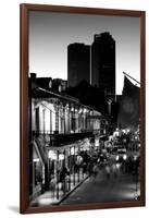 Tourists walking in the street, Bourbon Street, French Quarter, New Orleans, Louisiana, USA-null-Framed Photographic Print