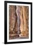 Tourists Walking Through the Siq, Petra, Jordan, Middle East-Richard Maschmeyer-Framed Photographic Print