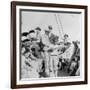 Tourists Wathcing a Boy Playing a Ukelele, Havana, Cuba, 1931-null-Framed Photographic Print