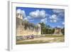 Tourists with Guide, the Grand Ball Courrt (Gran Juego De Pelota), Chichen Itza-Richard Maschmeyer-Framed Photographic Print