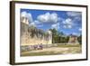 Tourists with Guide, the Grand Ball Courrt (Gran Juego De Pelota), Chichen Itza-Richard Maschmeyer-Framed Photographic Print