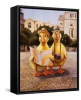 Tourists-Lucia Heffernan-Framed Stretched Canvas