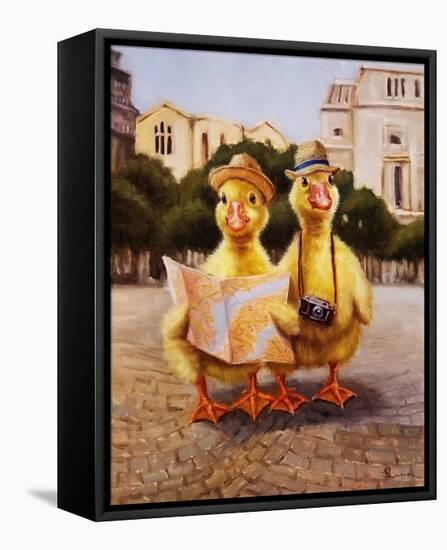 Tourists-Lucia Heffernan-Framed Stretched Canvas