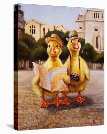 Tourists-Lucia Heffernan-Stretched Canvas