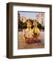 Tourists-Lucia Heffernan-Framed Art Print