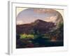 Tourn Mountain, Head Quarters of Washington, Rockland Co., New York, 1851 (Oil on Canvas)-Jasper Francis Cropsey-Framed Giclee Print