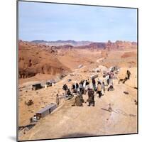 Tournage du film Les Professionnels THE PROFESSIONALS by Richard Brooks, 1966 (photo)-null-Mounted Photo