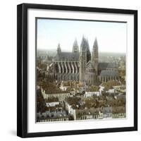 Tournai (Belgium), Panorama, 1880-1885-Leon, Levy et Fils-Framed Photographic Print