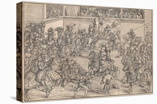 Tournament, 1509-Lucas Cranach the Elder-Stretched Canvas