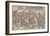 Tournament, 1509-Lucas Cranach the Elder-Framed Giclee Print