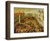 Tournament in Piazza Castello in Honour of the Wedding of Victor Amadeus I and Christine of France-Antonio Tempesta-Framed Premium Giclee Print