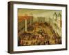 Tournament in Piazza Castello in Honour of the Wedding of Victor Amadeus I and Christine of France-Antonio Tempesta-Framed Giclee Print