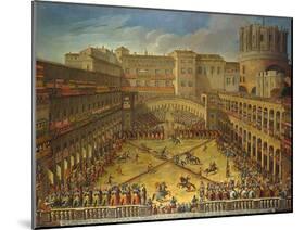 Tournament in the Vatican, Italian School-null-Mounted Art Print