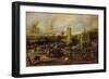 Tournament Near the Moat of the Castle of Steen-Peter Paul Rubens-Framed Giclee Print