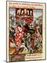 Tournament of Knights of Round Table, 15th century French Manuscript-null-Mounted Giclee Print