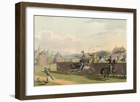 Tournament-Charles Hamilton Smith-Framed Art Print