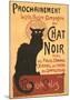 Tournee Du Chat Noir, 1896 - The Black Cat Cabaret-Théophile Alexandre Steinlen-Mounted Poster