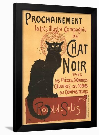 Tournee Du Chat Noir, 1896 - The Black Cat Cabaret-Théophile Alexandre Steinlen-Framed Poster