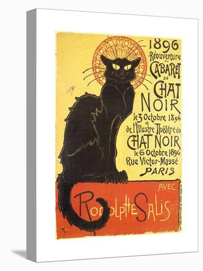 Tournee Du Chat Noir, 1896 - The Black Cat Cabaret-Théophile Alexandre Steinlen-Stretched Canvas