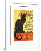 Tournee Du Chat Noir, 1896 - The Black Cat Cabaret-Théophile Alexandre Steinlen-Framed Art Print