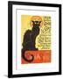 Tournee Du Chat Noir, 1896 - The Black Cat Cabaret-Théophile Alexandre Steinlen-Framed Art Print