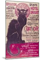 Tournee Du Chat Noir, 1896 - The Black Cat Cabaret-Théophile Alexandre Steinlen-Mounted Giclee Print