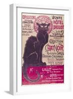 Tournee Du Chat Noir, 1896 - The Black Cat Cabaret-Théophile Alexandre Steinlen-Framed Giclee Print