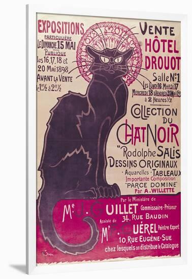 Tournee Du Chat Noir, 1896 - The Black Cat Cabaret-Théophile Alexandre Steinlen-Framed Giclee Print