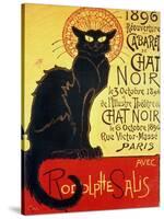 Tournee Du Chat Noir, 1896 - The Black Cat Cabaret-Théophile Alexandre Steinlen-Stretched Canvas