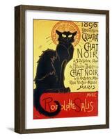 Tournee Du Chat Noir, 1896 - The Black Cat Cabaret-Théophile Alexandre Steinlen-Framed Giclee Print