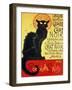 Tournee Du Chat Noir, 1896 - The Black Cat Cabaret-Théophile Alexandre Steinlen-Framed Giclee Print