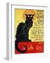 Tournee Du Chat Noir, 1896 - The Black Cat Cabaret-Théophile Alexandre Steinlen-Framed Giclee Print