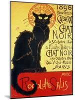 Tournee Du Chat Noir, 1896 - The Black Cat Cabaret-Théophile Alexandre Steinlen-Mounted Giclee Print