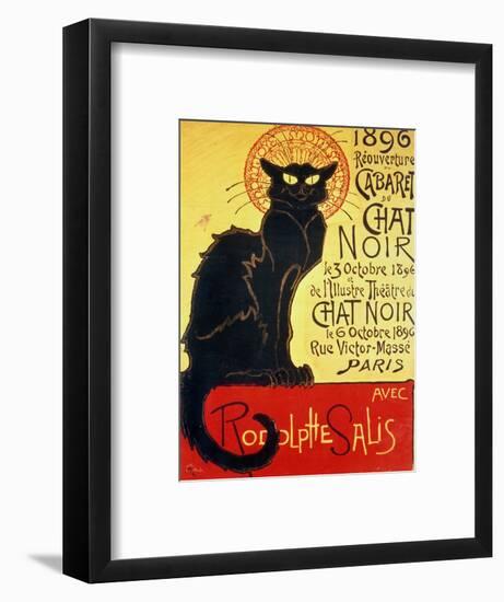 Tournee Du Chat Noir, 1896 - The Black Cat Cabaret-Théophile Alexandre Steinlen-Framed Premium Giclee Print