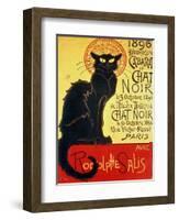 Tournee Du Chat Noir, 1896 - The Black Cat Cabaret-Théophile Alexandre Steinlen-Framed Premium Giclee Print